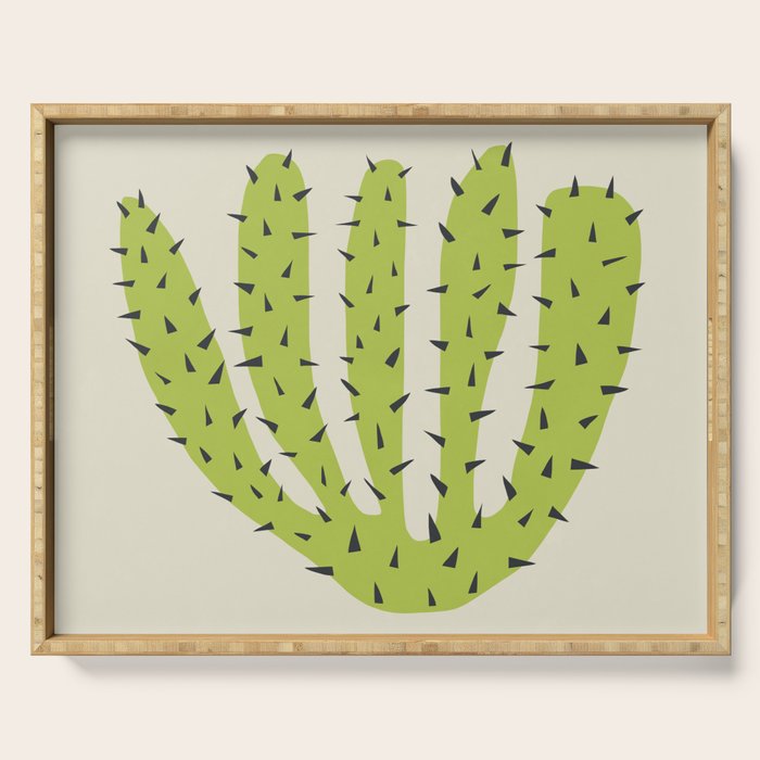 Matisse Inspired Light Green Shape Serving Tray Gallery Image 1
