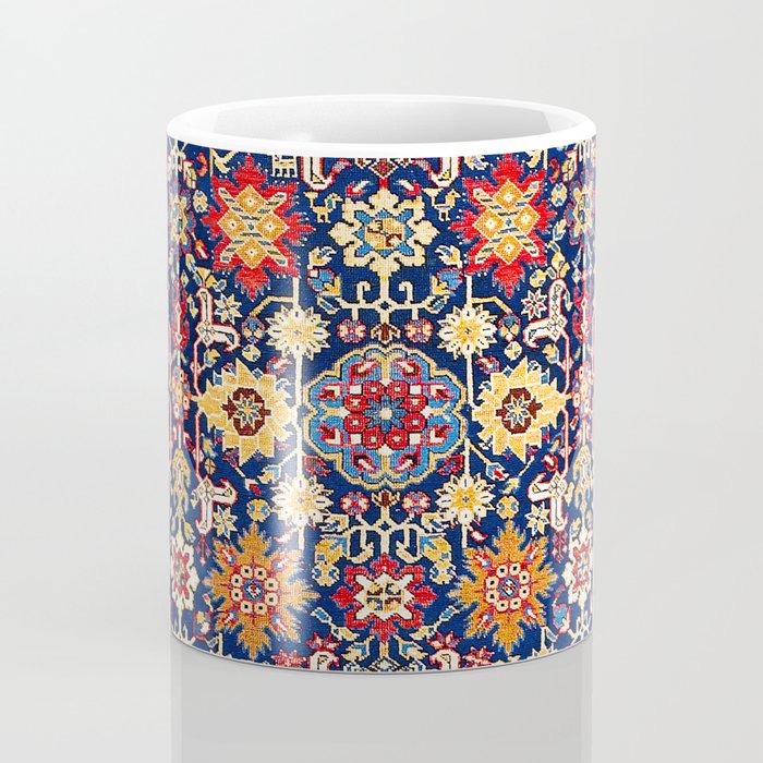 Afshan Shirvan Kelleh East Caucasus Rug Print Coffee Mug Gallery Image 4