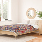 Afshan Shirvan Kelleh East Caucasus Rug Print Duvet Cover Gallery Image 2