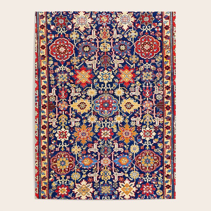 Afshan Shirvan Kelleh East Caucasus Rug Print Poster Gallery Image 4