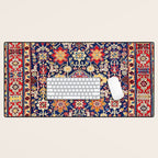 Afshan Shirvan Kelleh East Caucasus Rug Print Desk Mat Gallery Image 1