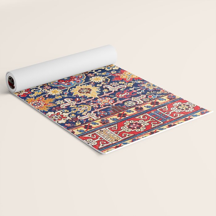 Afshan Shirvan Kelleh East Caucasus Rug Print Yoga Mat Gallery Image 2
