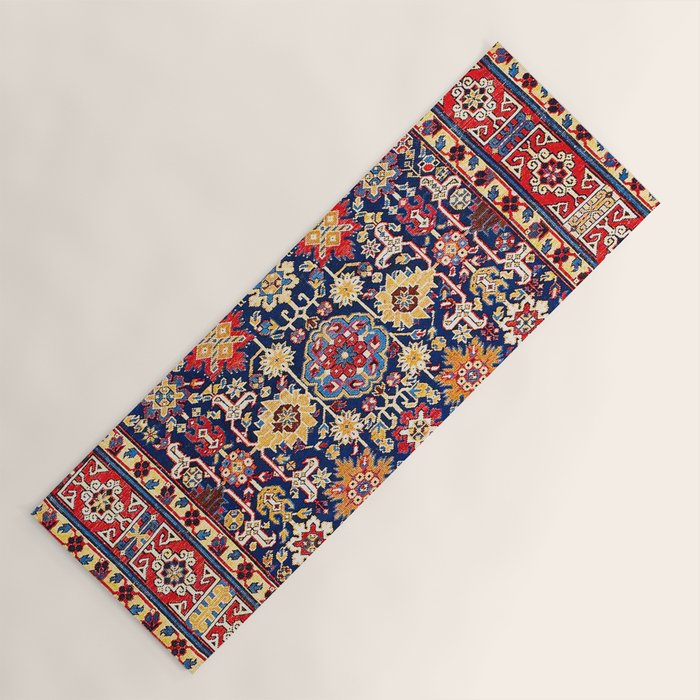 Afshan Shirvan Kelleh East Caucasus Rug Print Yoga Mat Gallery Image 1