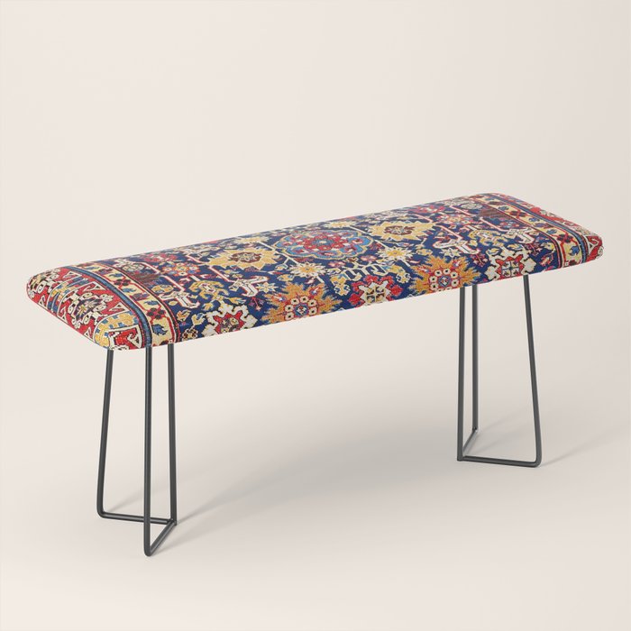 Afshan Shirvan Kelleh East Caucasus Rug Print Bench Gallery Image 1