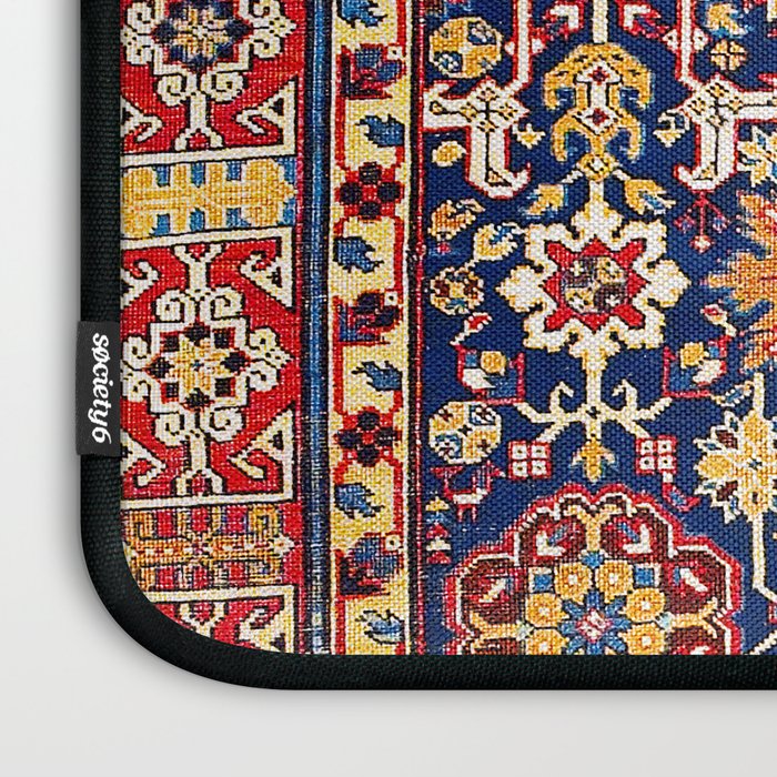 Afshan Shirvan Kelleh East Caucasus Rug Print Laptop Sleeve Gallery Image 3
