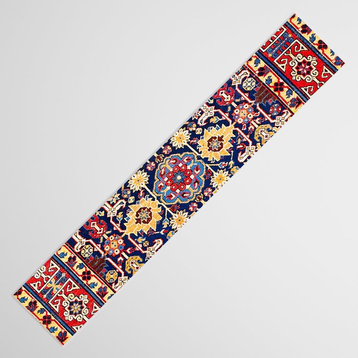 Afshan Shirvan Kelleh East Caucasus Rug Print Table Runner Gallery Image 3