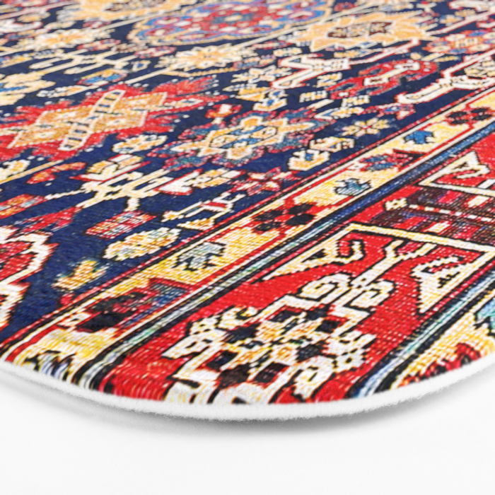 Afshan Shirvan Kelleh East Caucasus Rug Print Bath Mat Gallery Image 3