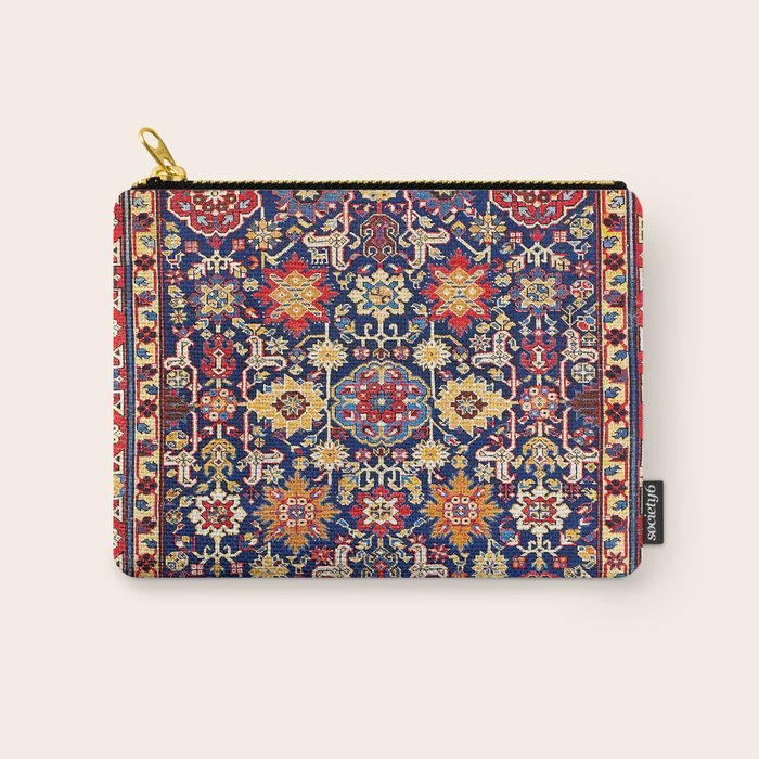 Afshan Shirvan Kelleh East Caucasus Rug Print Carry All Pouch Gallery Image 1