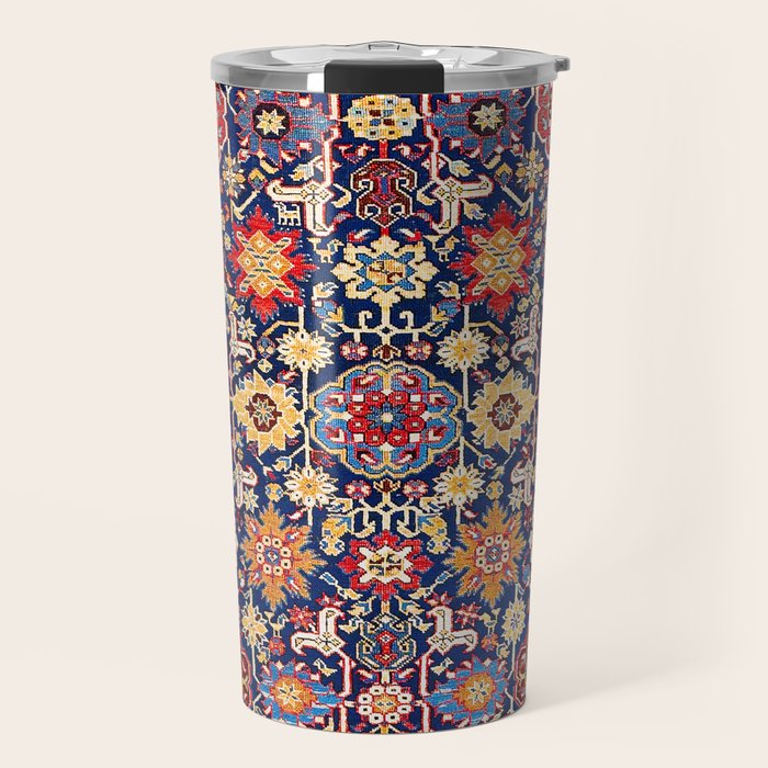 Afshan Shirvan Kelleh East Caucasus Rug Print Travel Mug Gallery Image 1