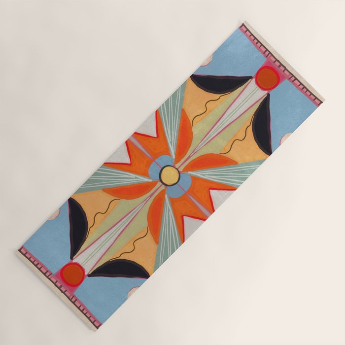 Abstraction Yoga Mat Gallery Image 1