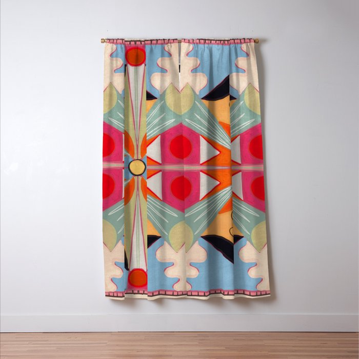 Abstraction Window Curtain Gallery Image 3