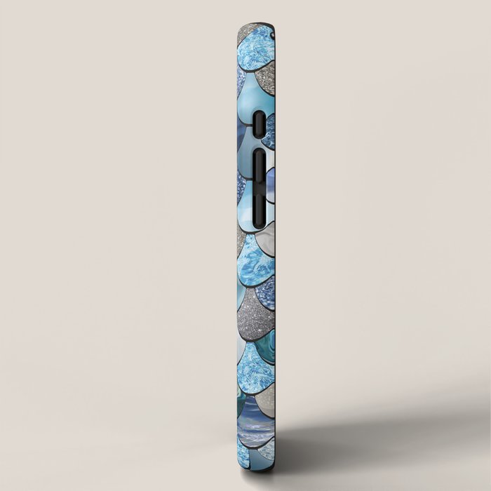 Mermaid Ocean Blue Pattern iPhone Case Gallery Image 2