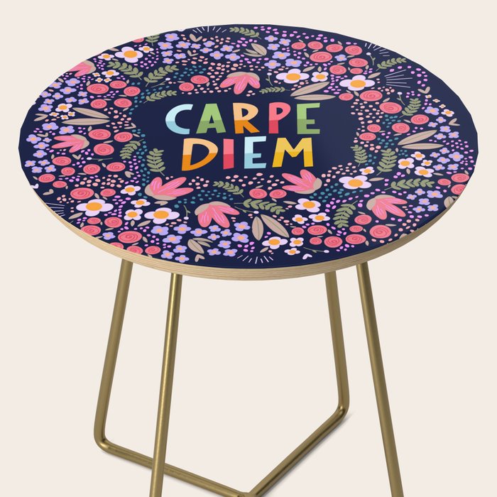 Carpe diem floral Side Table Gallery Image 2