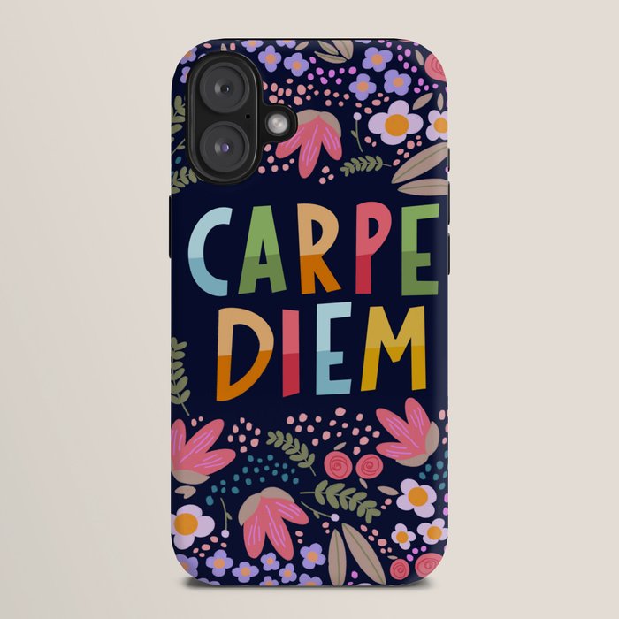 Carpe diem floral iPhone Case Gallery Image 10