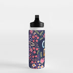 Carpe diem floral Water Bottle Gallery Image 3