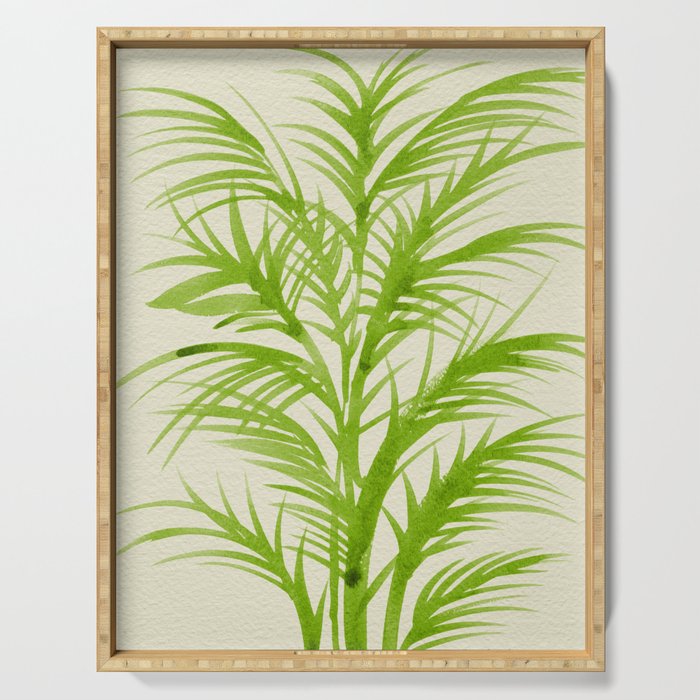 Lime Palms Serving Tray Gallery Image 1