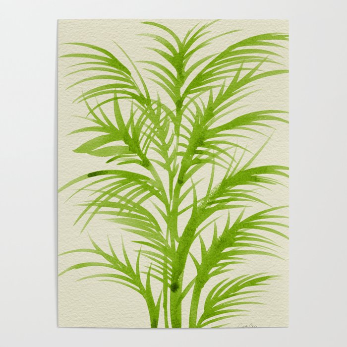 Lime Palms Poster Gallery Image 1