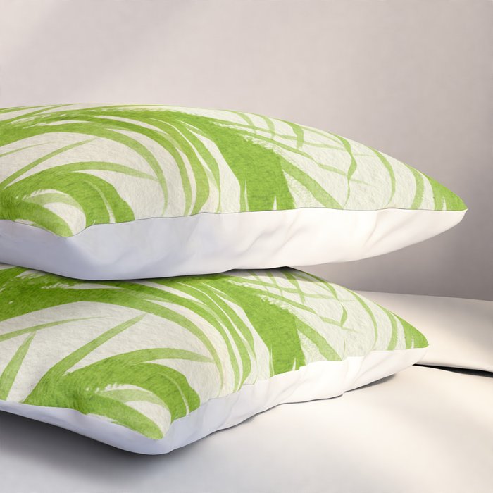 Lime Palms Pillow Sham Gallery Image 3