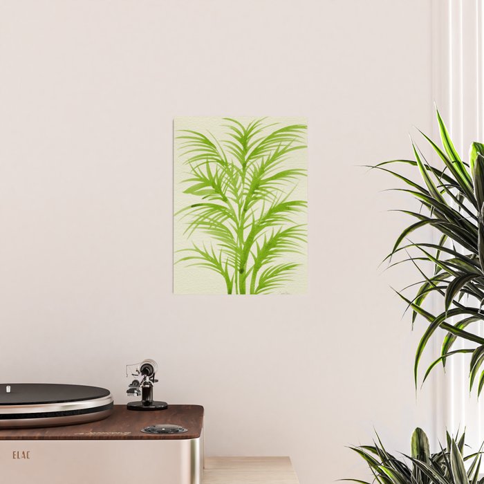 Lime Palms Poster Gallery Image 2