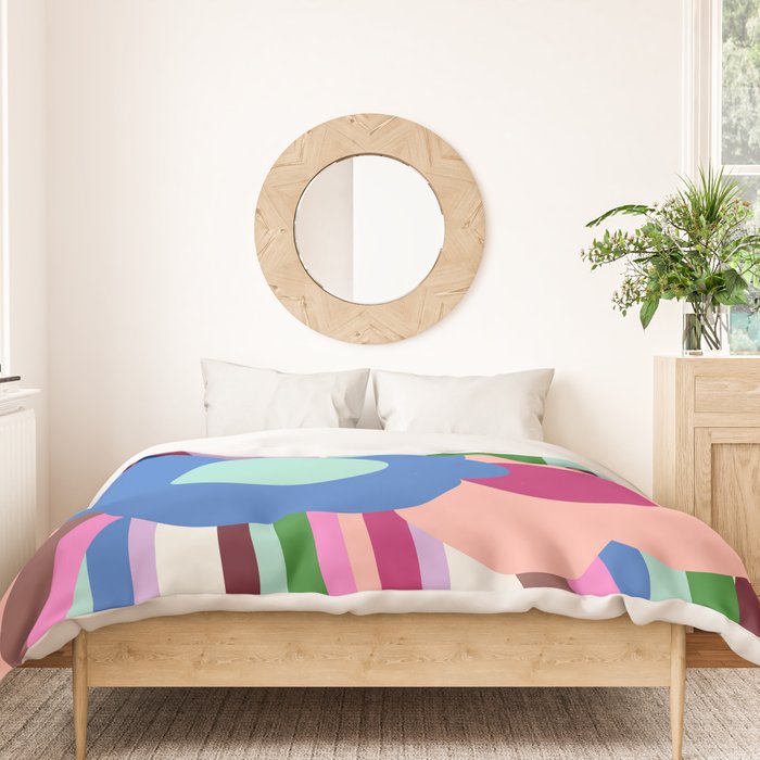 Color Bloom - patchouli Duvet Cover Gallery Image 3