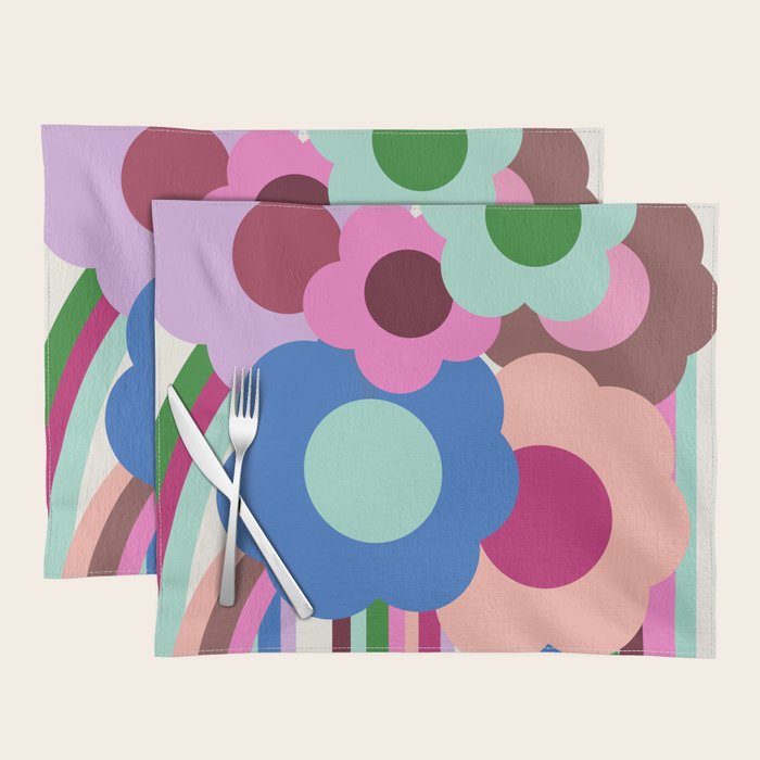 Color Bloom - patchouli Placemat Gallery Image 1