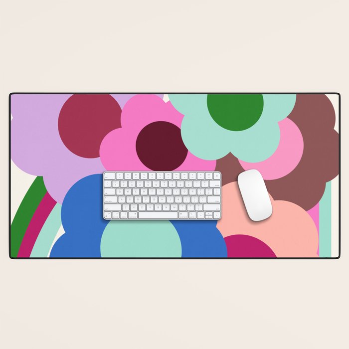 Color Bloom - patchouli Desk Mat Gallery Image 1