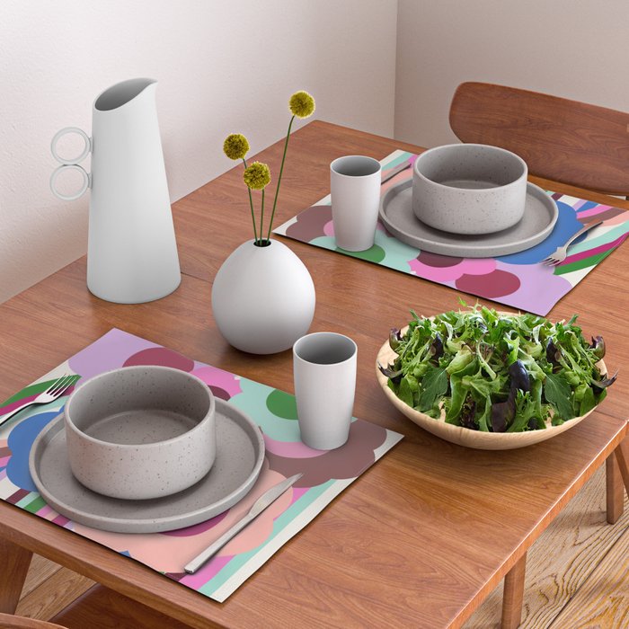 Color Bloom - patchouli Placemat Gallery Image 2