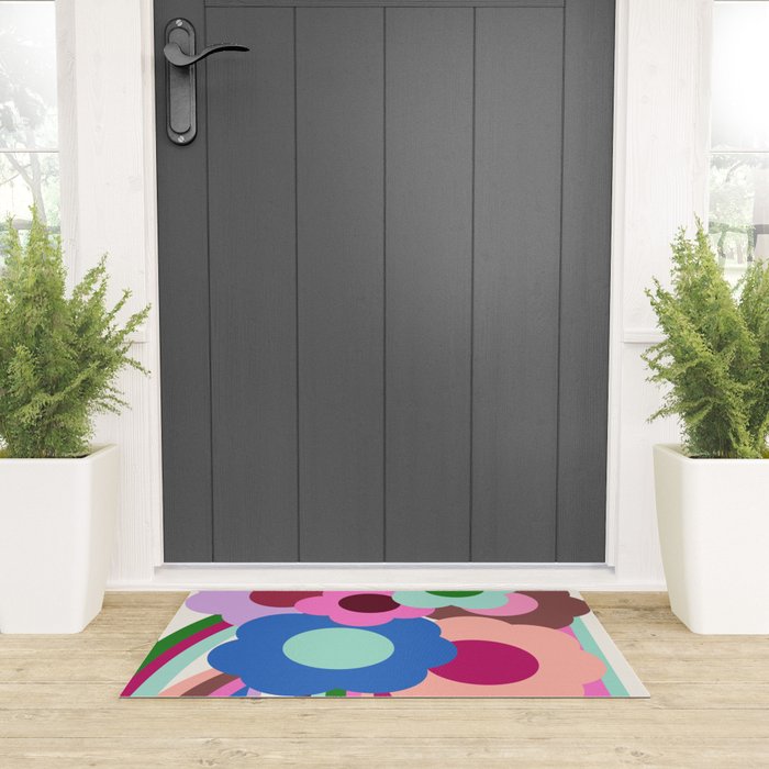Color Bloom - patchouli Welcome Mat Gallery Image 3