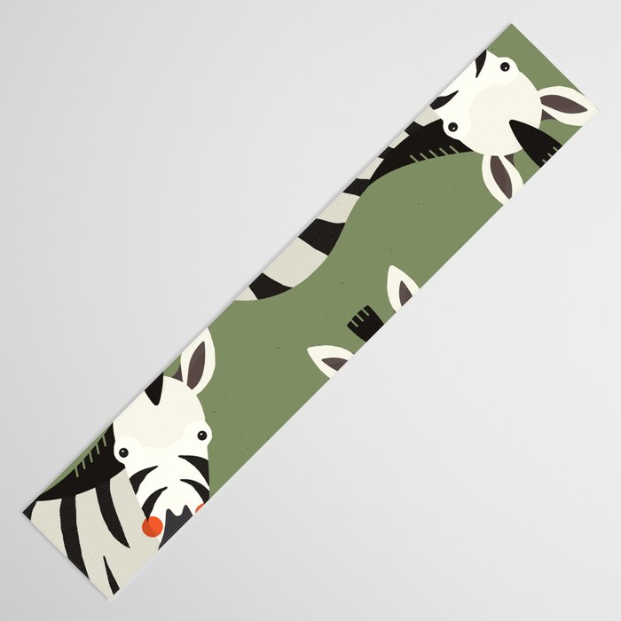 Zebra, Animal Portrait Table Runner Gallery Image 3
