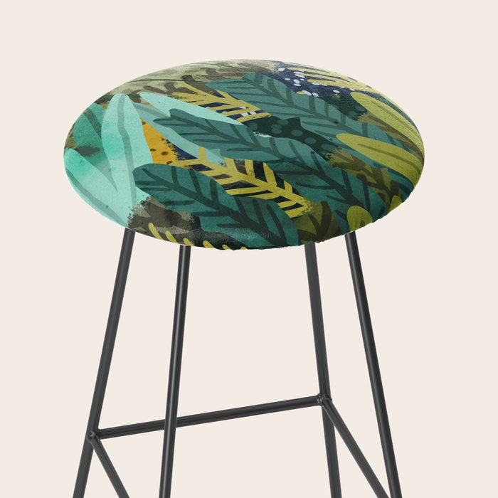 Forest Bride | Jungle Wedding Painting | Travel Solo | Blonde Woman Dancing Joy Stool Gallery Image 2