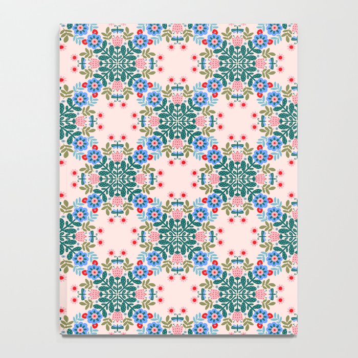 Scandinavian Folk Art Mandala  Notebook Gallery Image 4