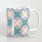 Scandinavian Folk Art Mandala  Coffee Mug Gallery Image 1