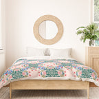 Scandinavian Folk Art Mandala  Duvet Cover Gallery Image 3