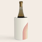 Minimalist colorful rainbow lines  Wine Chiller Gallery Image 2