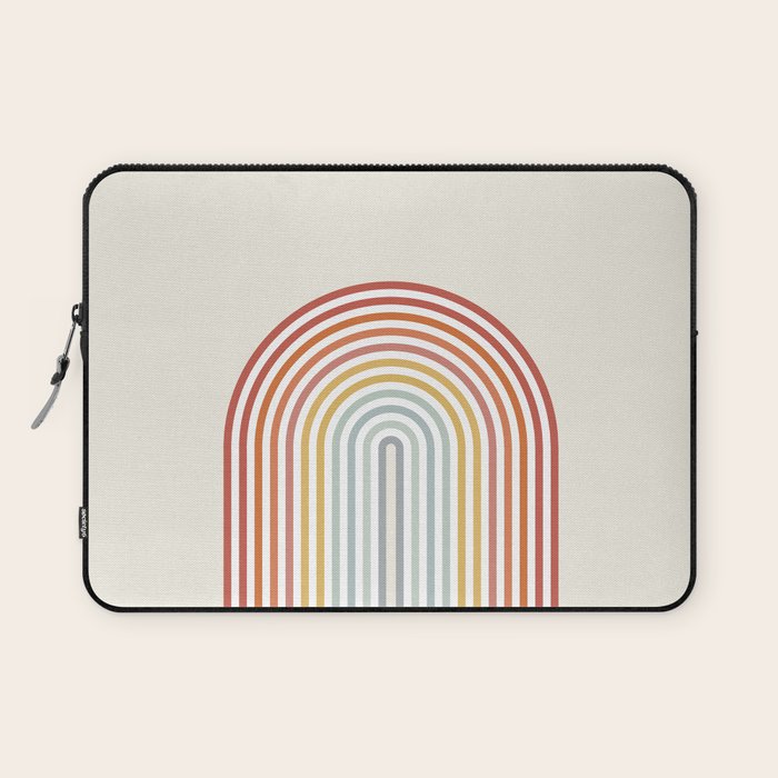 Minimalist colorful rainbow lines  Laptop Sleeve Gallery Image 1