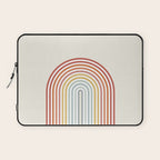 Minimalist colorful rainbow lines  Laptop Sleeve Gallery Image 1