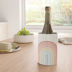Minimalist colorful rainbow lines  Wine Chiller Gallery Image 4