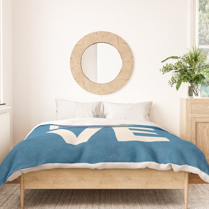 BALLS - Love Tennis - Hard Court Duvet Cover Gallery Image 3