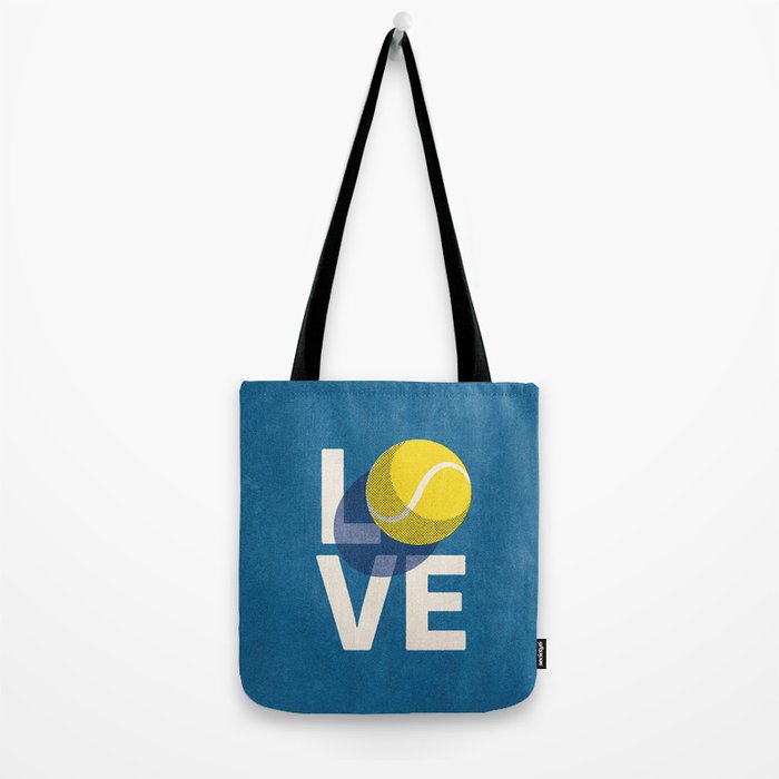 BALLS - Love Tennis - Hard Court Tote Bag Gallery Image 2