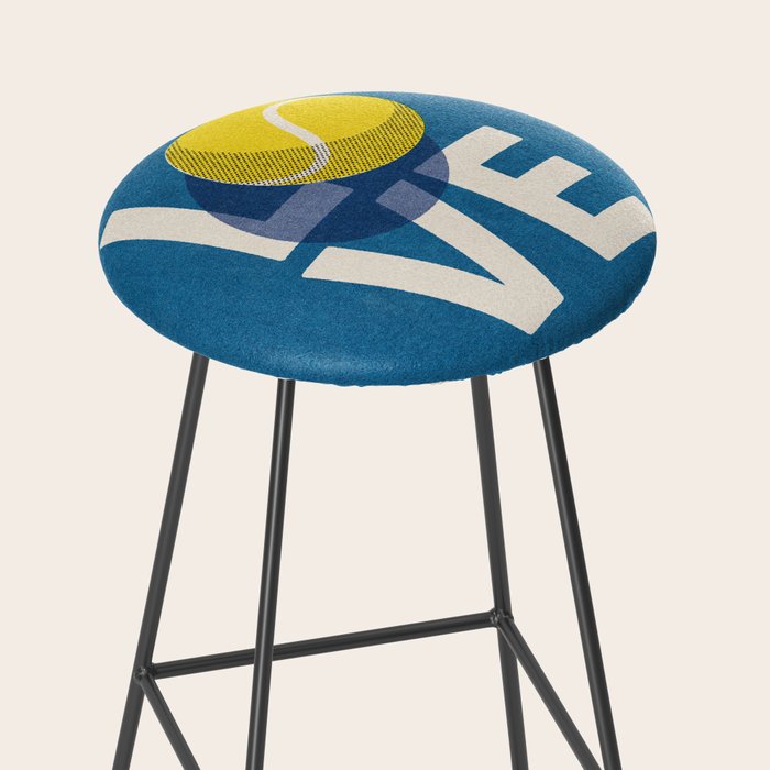 BALLS - Love Tennis - Hard Court Stool Gallery Image 2