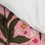 Dried Flower Print in Pink Comforter Gallery Image 4