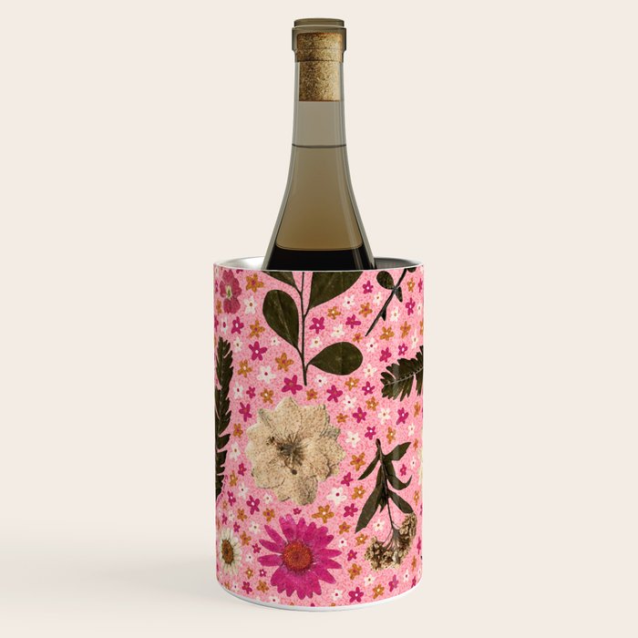 Dried Flower Print in Pink Wine Chiller Gallery Image 2