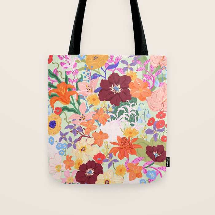 Splendid Flowers Tote Bag Gallery Image 1