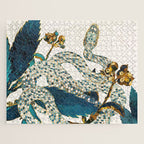 Summer Indigo Garden Jigsaw Puzzle Gallery Image 1