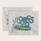 Albertus Seba Snakes Blue Snake  Placemat Gallery Image 1