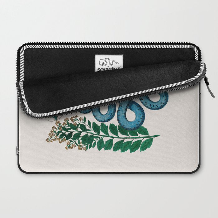 Albertus Seba Snakes Blue Snake  Laptop Sleeve Gallery Image 2