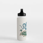Albertus Seba Snakes Blue Snake  Water Bottle Gallery Image 3