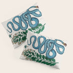Albertus Seba Snakes Blue Snake  Pillow Sham Gallery Image 3