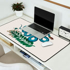 Albertus Seba Snakes Blue Snake  Desk Mat Gallery Image 2
