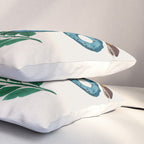Albertus Seba Snakes Blue Snake  Pillow Sham Gallery Image 3